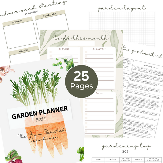 2024 Garden Planner & Tracker (Printable)